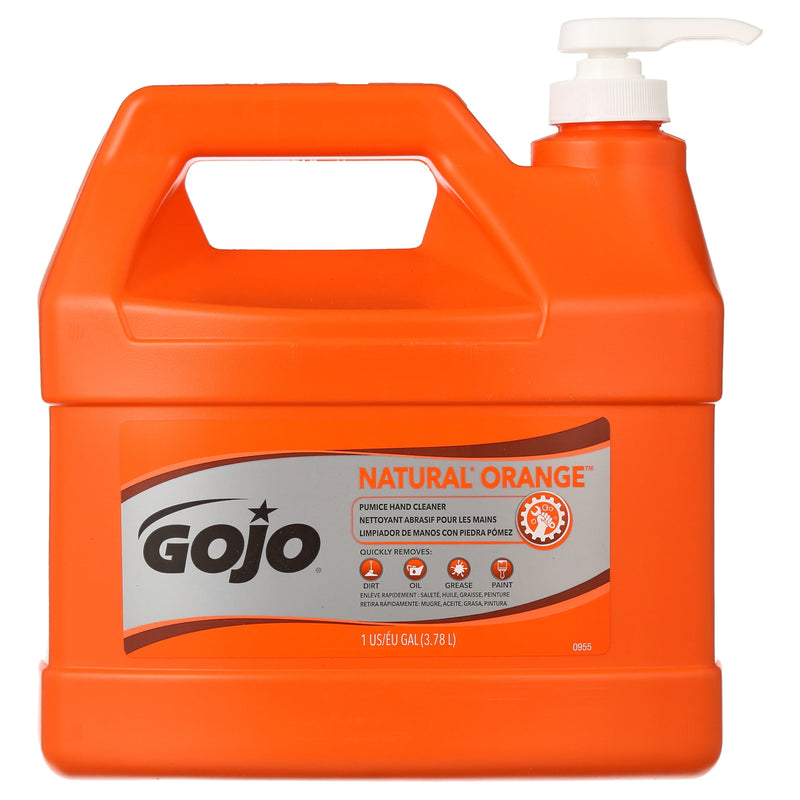 Gojo Natural Orange Citrus Scent Pumice Hand Cleaner 1 gal