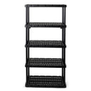 Gracious Living Knect-A-Shelf 72 in. H X 36 in. W X 18 in. D Plastic Shelving Unit