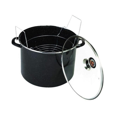 Granite Ware Steel Canner 21 qt Black