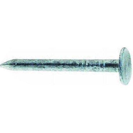 Grip-Rite 1-1/4 in. Roofing Hot-Dipped Galvanized Steel Nail Flat Head 1 lb