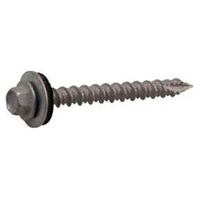 Grip-Rite No. 10 wire X 2-1/2 in. L Phillips Hex Washer Head Washer Roofing Screws 1 lb