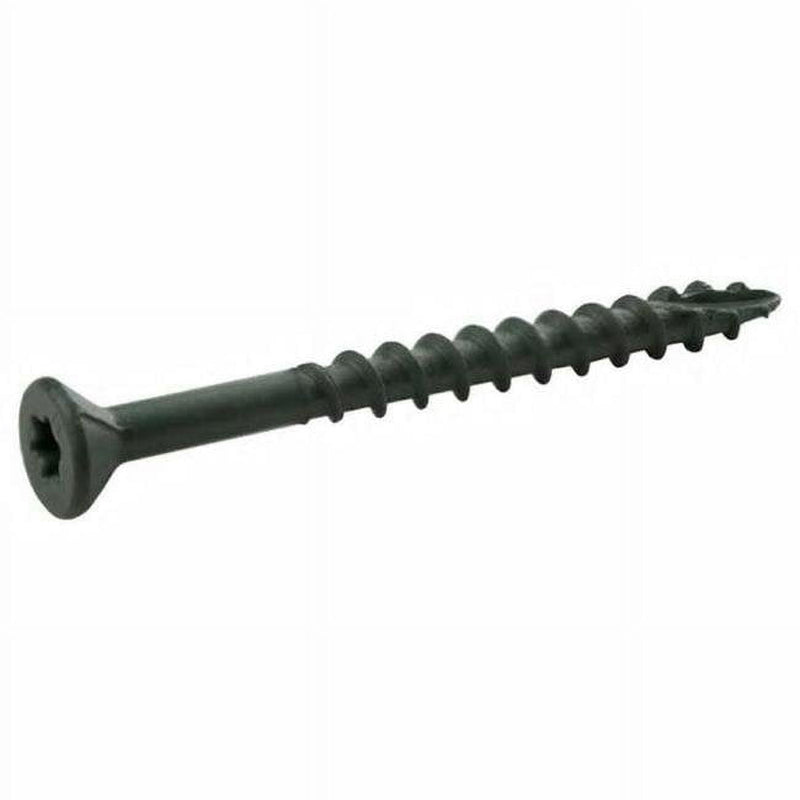 Grip-Rite PrimeGuard Plus No. 8 wire X 1-1/4 in. L Green Star Bugle Head Deck Screws 1 lb 123 pk