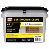 Grip-Rite No. 8 X 2 in. L Star Flat Head Construction Screws 10 lb 1267 pk