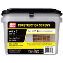 Grip-Rite No. 8 X 2 in. L Star Flat Head Construction Screws 10 lb 1267 pk
