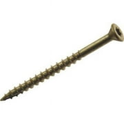 Grip-Rite PrimeGuard Plus No. 9 wire X 2 in. L Gold Star Flat Head Deck Screws 5 lb