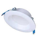 Halo White 4 in. W Plastic LED Canless Recessed Downlight 7.8 W
