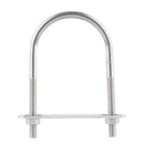 Hampton 1/4 in. X 2 in. W X 3-1/2 in. L Coarse Stainless Steel U-Bolt