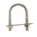 Hampton 5/16 in. X 1-3/8 in. W X 2-1/2 in. L Coarse Zinc-Plated Stainless Steel U-Bolt