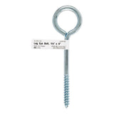 Hampton 3/8 in. X 6 in. L Zinc-Plated Steel Lag Thread Eyebolt