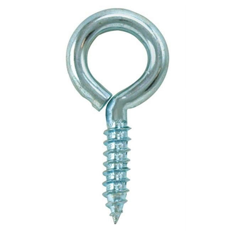 Hampton 3/16 in. D X 1-5/8 in. L Zinc-Plated Steel Screw Eye 60 lb. cap. 50 pk