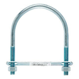 Hampton 3/8 in. X 3-1/2 in. W X 4-5/8 in. L Coarse Zinc-Plated Steel U-Bolt