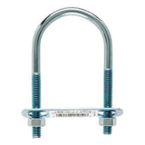Hampton 5/16 in. X 2 in. W X 3-3/4 in. L Coarse Zinc-Plated Steel U-Bolt