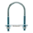 Hampton 5/16 in. X 2 in. W X 3-3/4 in. L Coarse Zinc-Plated Steel U-Bolt
