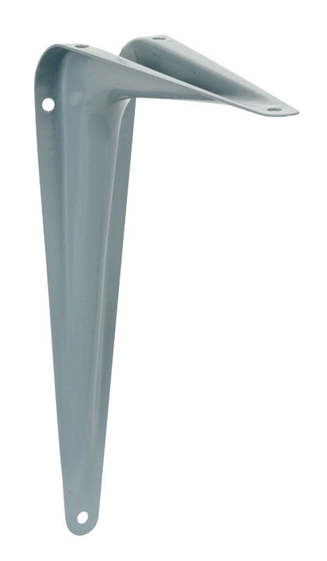 Hampton Gray Steel Shelf Support 18 Ga. 6 in. L 100 lb