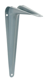 Hampton Gray Steel Shelf Support 18 Ga. 6 in. L 100 lb