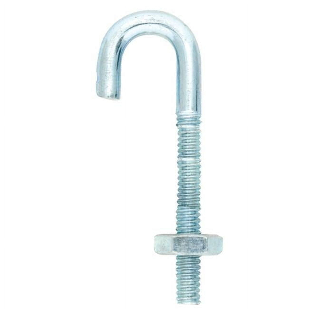 Hampton Medium Zinc-Plated Silver Zinc 0.625 in. L J-Bolt 110 lb 1 pk