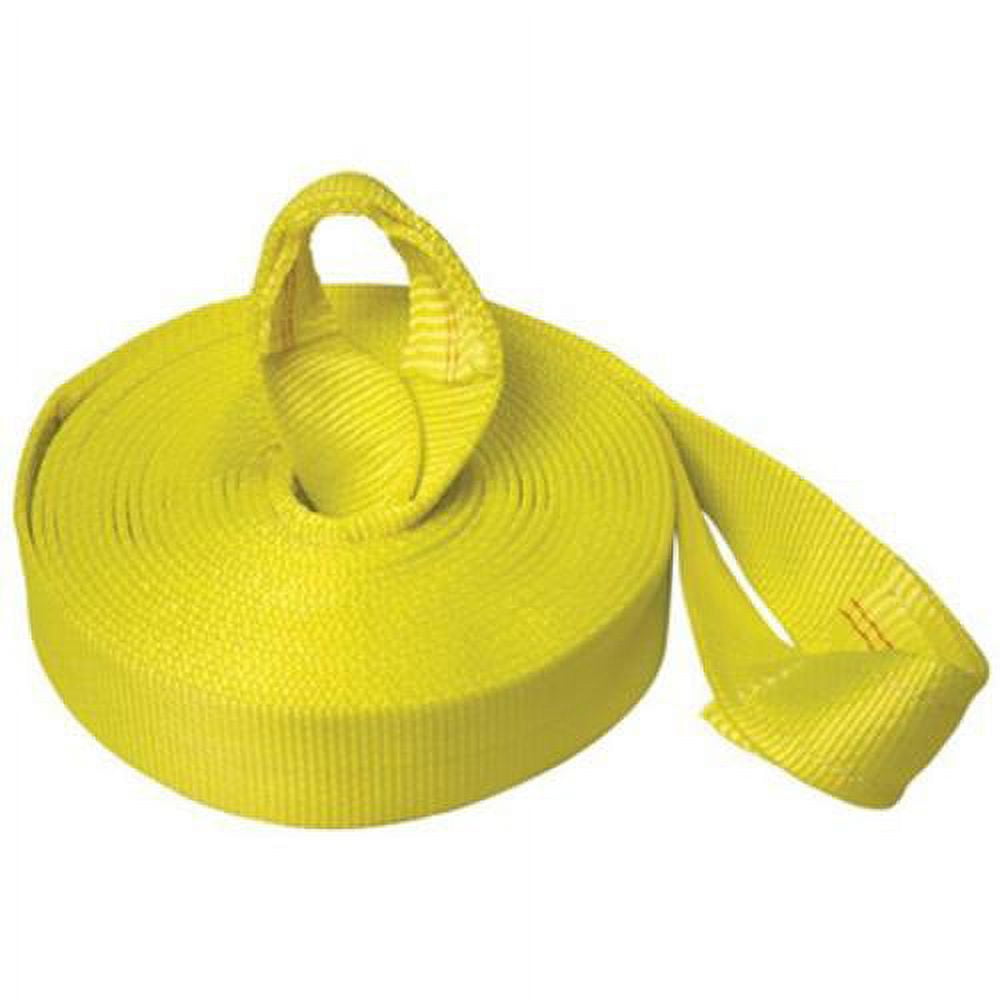 Keeper 2 in. W X 30 ft. L Yellow Vehicle Recovery Strap 10000 lb 1 pk