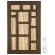 Heath Zenith Brown Wood Wireless Door Chime Kit