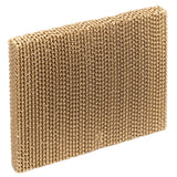 Hessaire 19 in. H X 17 in. W Tan Canvas Media Pad Set