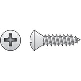 Hillman No. 6 X 3/4 in. L Phillips Oval Head Sheet Metal Screws 100 pk