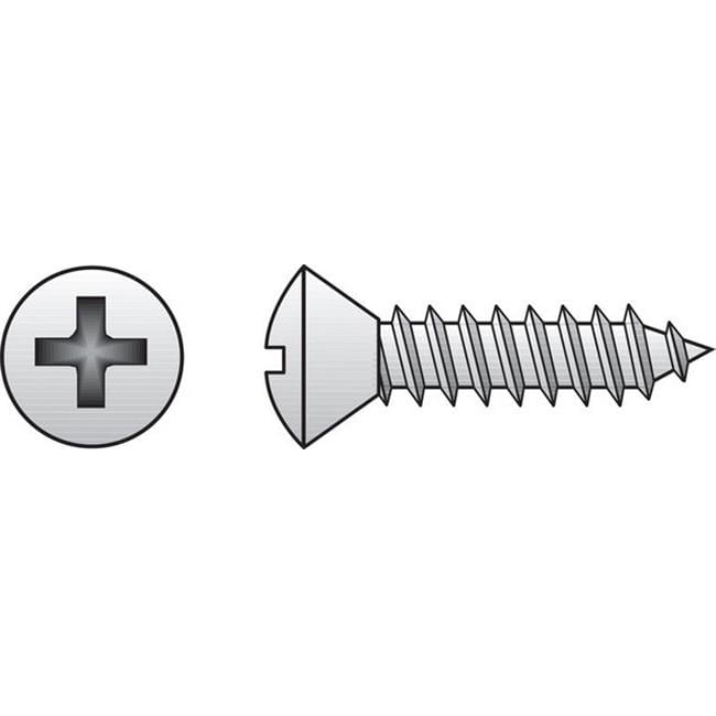 Hillman No. 6 X 3/4 in. L Phillips Oval Head Sheet Metal Screws 100 pk