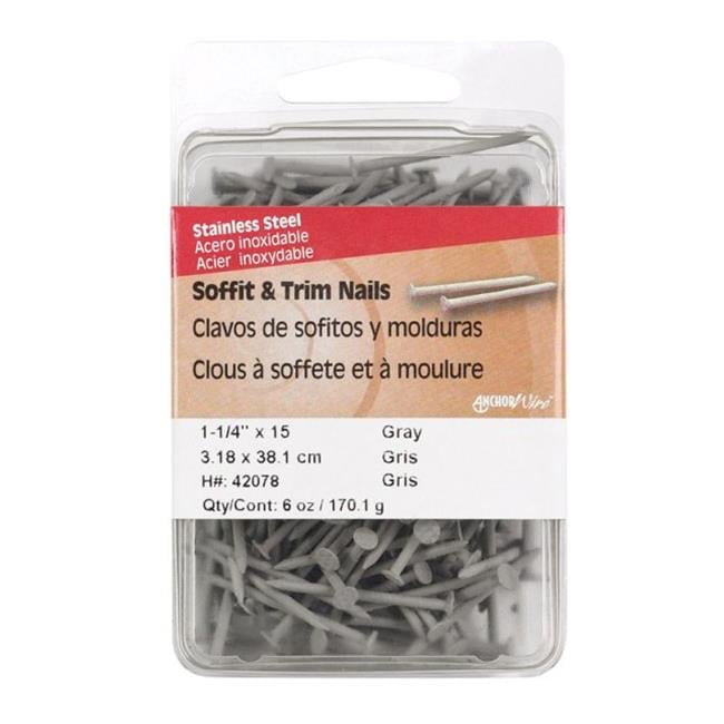 Hillman 1-1/4 in. Hanger Stainless Steel Nail Flat Head
