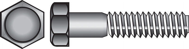 Hillman 1/2-13 in. D X 5 in. L Steel Hex Head Cap Screw 10 pk