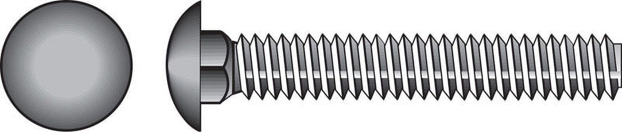 Hillman 1/2 in. X 1-1/2 in. L Zinc-Plated Steel Carriage Bolt 50 pk