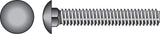 Hillman 1/2 in. X 1-1/2 in. L Zinc-Plated Steel Carriage Bolt 50 pk