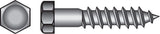 Hillman 1/4 in. X 2-1/2 in. L Hex Hot Dipped Galvanized Steel Lag Screw 100 pk