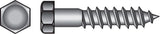 Hillman 1/4 in. X 3-1/2 in. L Hex Stainless Steel Lag Screw 25 pk