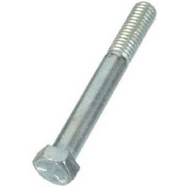 Hillman 1/4 in. D X 1/2 in. L Heat Treated Zinc Steel Hex Head Cap Screw 100 pk