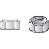 Hillman #10-32 Stainless Steel SAE Nylon Lock Nut 100 pk