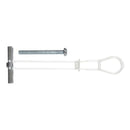 Hillman Rawl 3/16 in. D X 2-1/2 in. L Round Plastic RH Combo Strap Toggle 2 pk