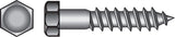 Hillman 3/8 in. X 3-1/2 in. L Hex Stainless Steel Lag Screw 25 pk