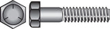 Hillman 3/8 in. D X 1-1/4 in. L Heat Treated Zinc Steel Hex Head Cap Screw 100 pk