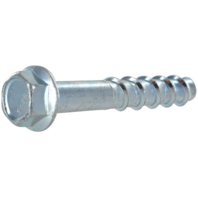 Hillman Screw-Bolt+ 1/2 in. D X 4 in. L Steel Hex Head Concrete Screw Anchor 10 pk