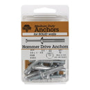 Hillman 1/4 in. D X 1-1/4 in. L Zinc Round Head Hammer Drive Anchor 12 pk
