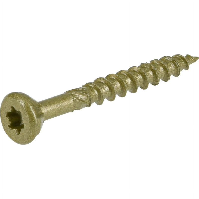 Hillman Power Pro No. 8 X 1-1/2 in. L Star Exterior Wood Screw 1 lb