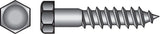 Hillman 5/16 in. X 2 in. L Hex Hot Dipped Galvanized Steel Lag Screw 100 pk