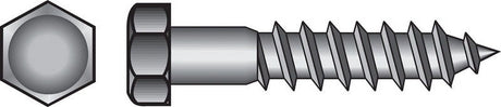 Hillman 5/16 in. X 1-1/4 in. L Hex Zinc-Plated Steel Lag Screw 100 pk