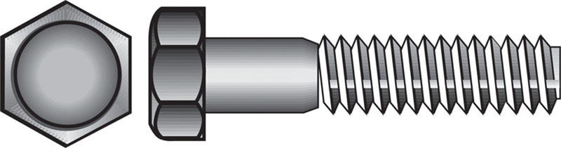 Hillman 5/16 in. D X 3/4 in. L Zinc Plated Steel Hex Bolt 100 pk