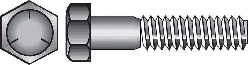 Hillman 5/8 in. D X 1-1/2 in. L Heat Treated Zinc Steel Hex Head Cap Screw 25 pk