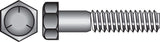 Hillman 7/16 in. D X 1-1/4 in. L Heat Treated Zinc Steel Hex Head Cap Screw 50 pk