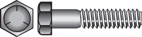 Hillman 7/16 in. D X 1-1/4 in. L Heat Treated Zinc Steel Hex Head Cap Screw 50 pk