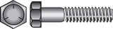 Hillman 7/16 in. D X 3 in. L Heat Treated Zinc Steel Hex Head Cap Screw 25 pk