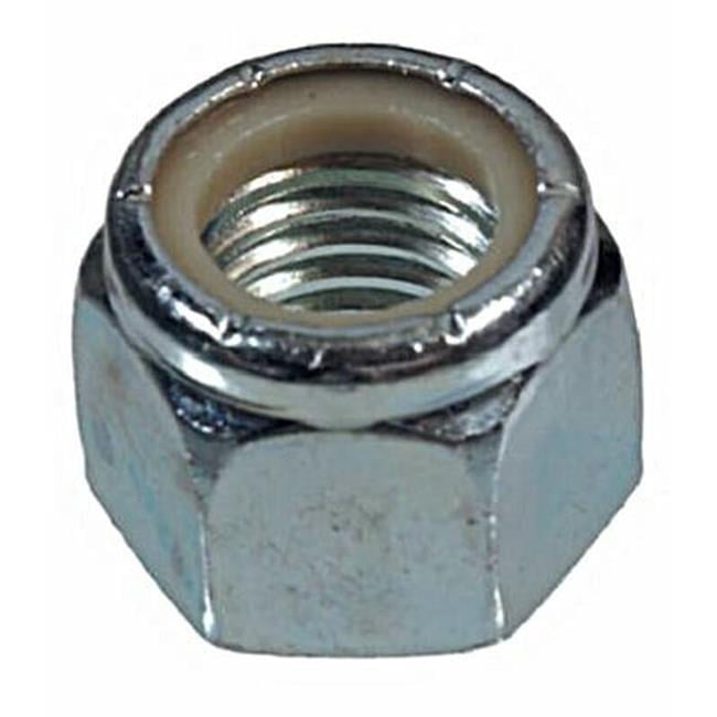 Hillman 1/2 in. Zinc-Plated Steel USS Nylon Lock Nut 50 pk