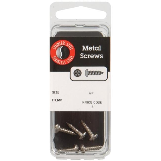 Hillman No. 8 X 1/2 in. L Phillips Pan Head Sheet Metal Screws 5 pk