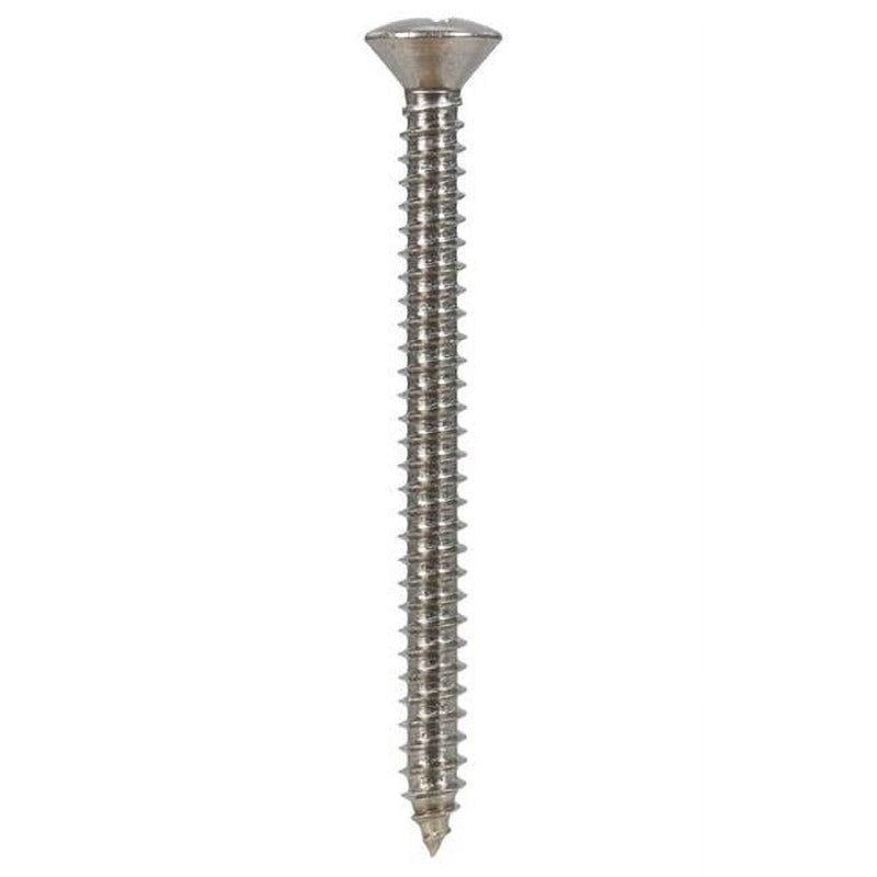 Hillman No. 12 X 2-1/2 in. L Phillips Oval Head Sheet Metal Screws 50 pk