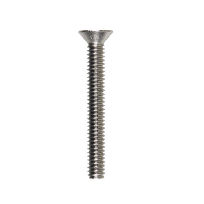 Hillman No. 1/4-20 X 2 in. L Phillips Flat Head Stainless Steel Machine Screws 100 pk